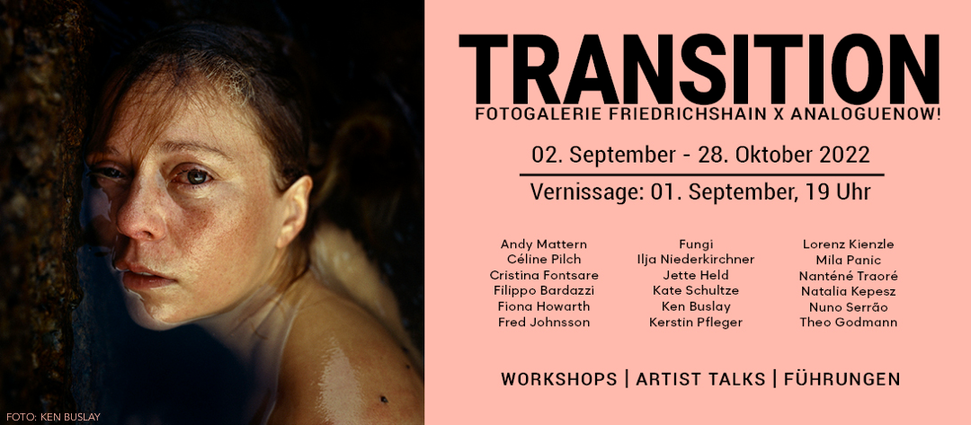 Exhibition Transition at Fotogalerie Friedrichshain, 2022, banner