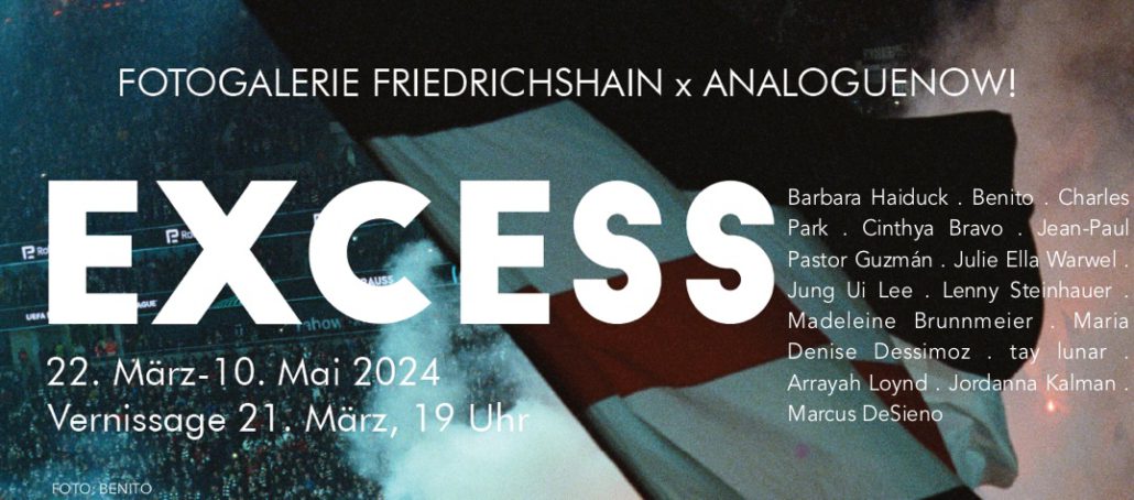 Exhibition Excess at Fotogalerie Friedrichshain, 2024, banner